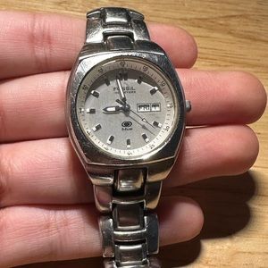 Fossil Blue AM-3589 All Stainless Steel Quartz